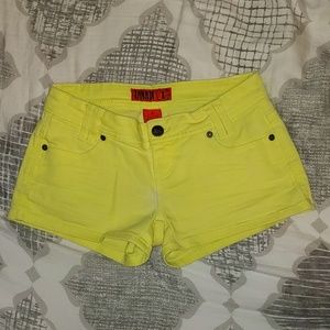 Women's Zanadi Yellow Shorts